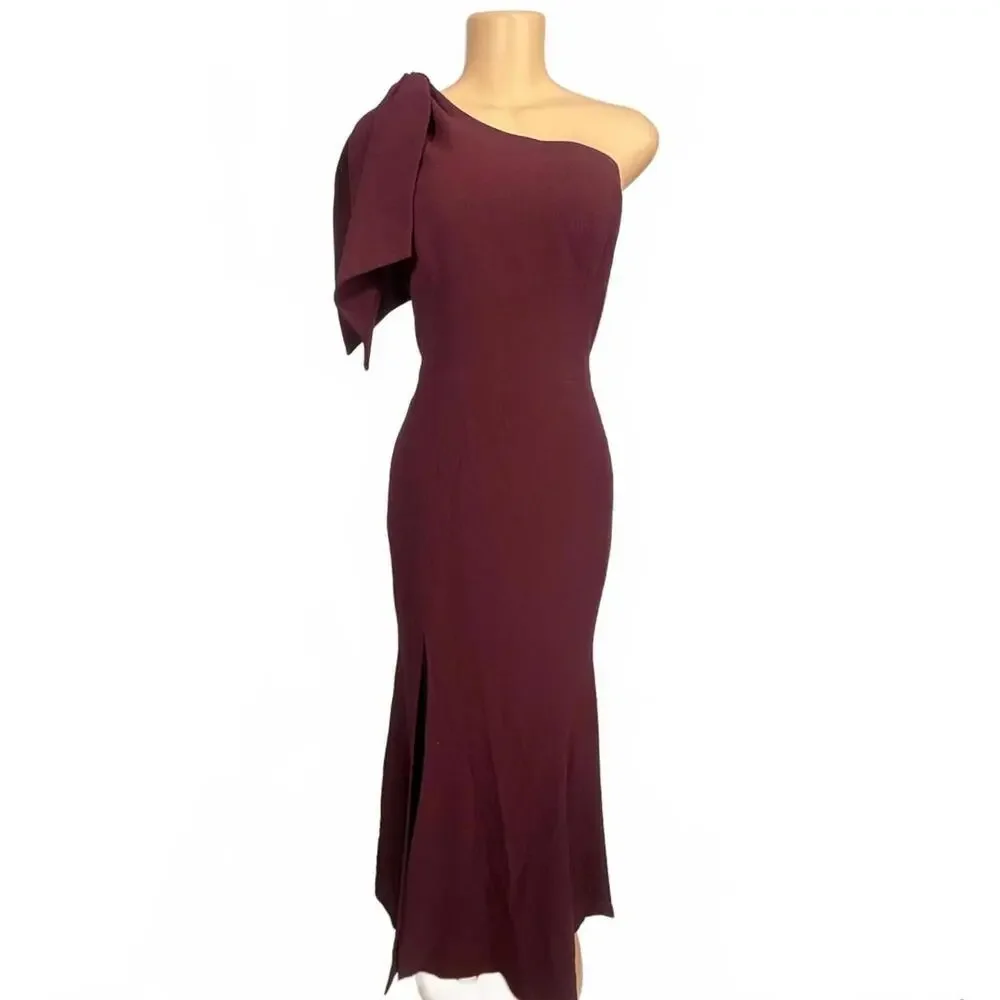 Dress the Population stunning burgundy